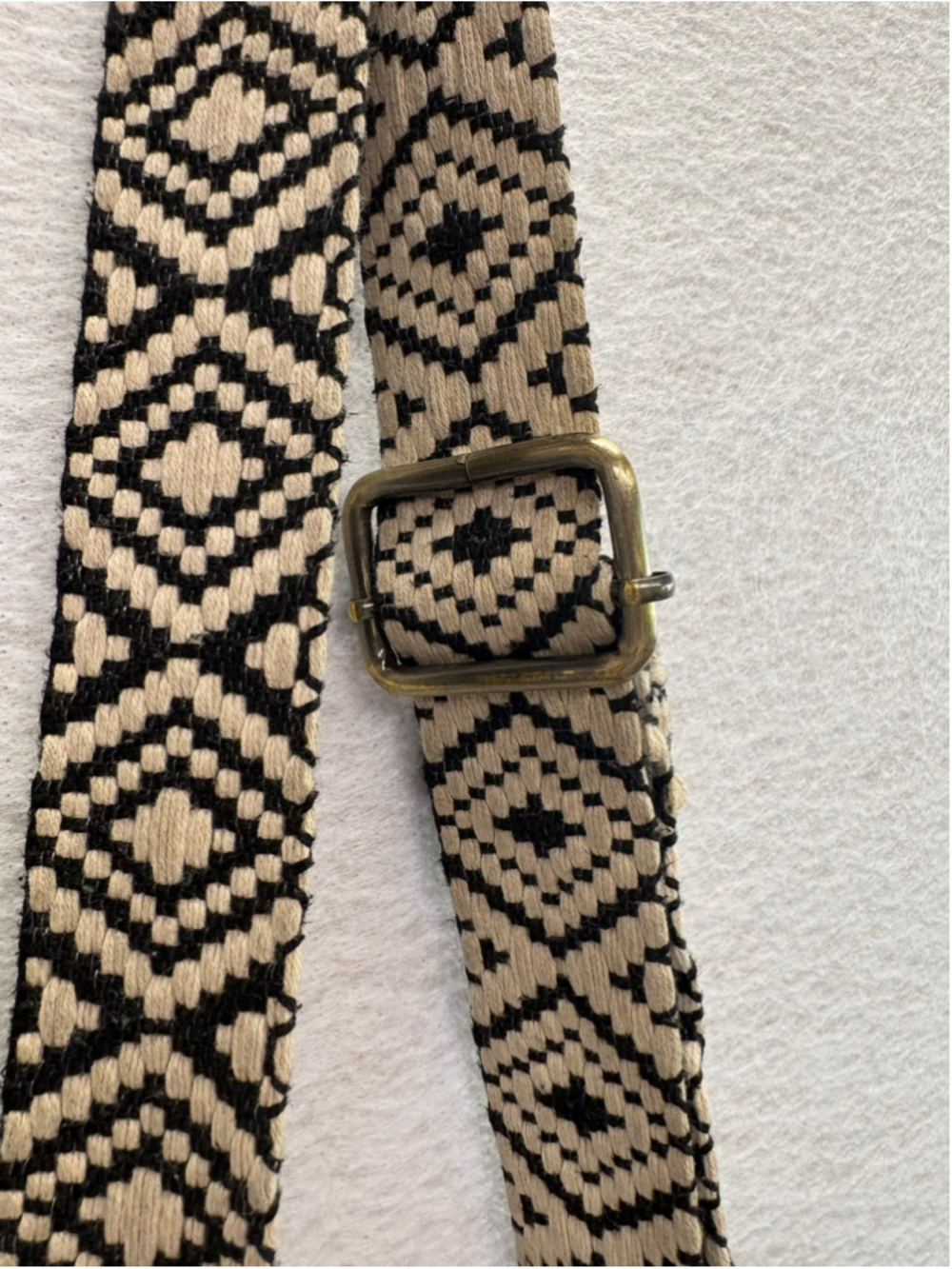 The Sak Brown Crossbody Bag Woven Strap Tassel Boho Small Purse - Picture 5 of 14
